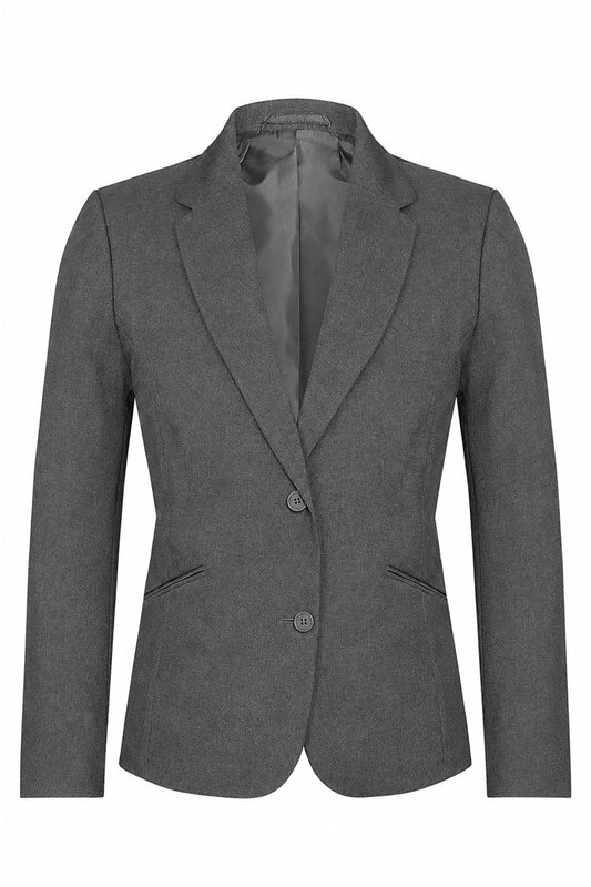 1995 Girls Eco Jacket - 1995 Dark Marl Grey Front