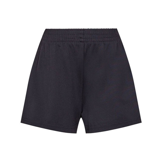 1 Girls Dry Stretch Games Shorts - 1 Black Front