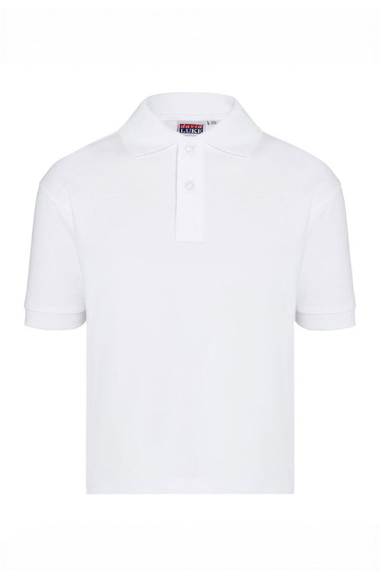 402 Poloshirt Junior 100% Cotton - 402 White Front