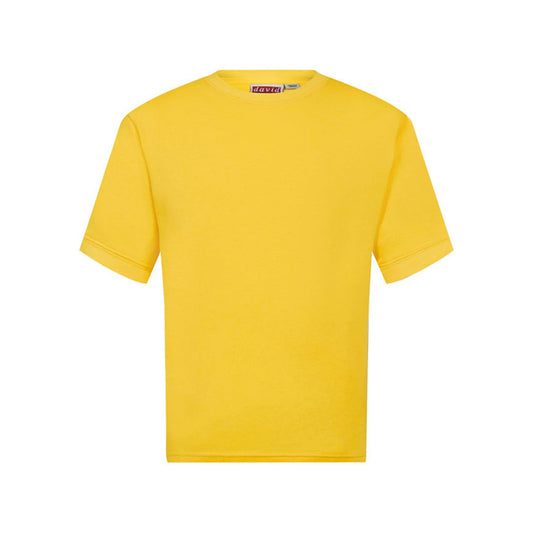 406 Classic Cotton Interlock T-Shirt - 406 Amber Front