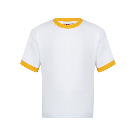 420 Contrast Trimmed T-Shirt - 420 Amber Front