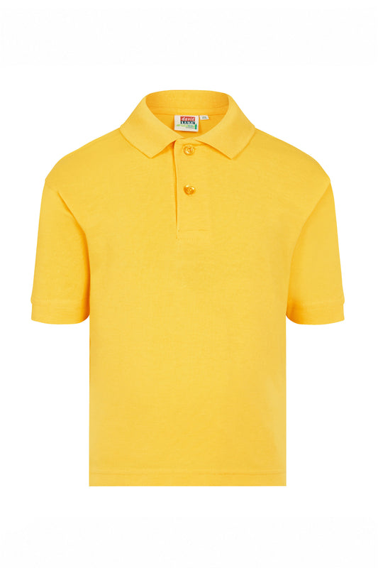 450 Eco Pique Poloshirt - 450 Amber Front