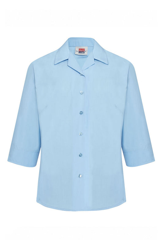 68 3/4 Sleeve Rever Blouse Twin Pack - 68 Blue Front
