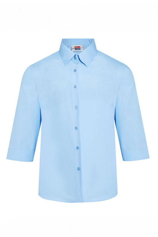 69 3/4 Sleeve Standard Blouse Twin Pack - 69 Blue Front