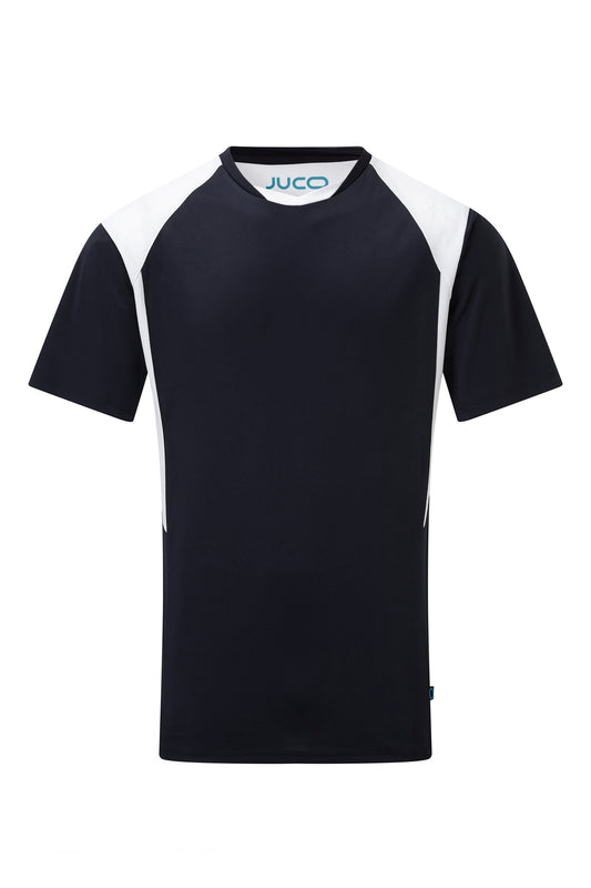 7007 Juco Eco Tee Shirt - 7007 Navy White Front