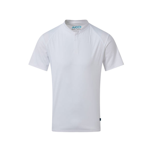 7009 Juco Eco-Polo (Blade Collar) - 7009 White Front