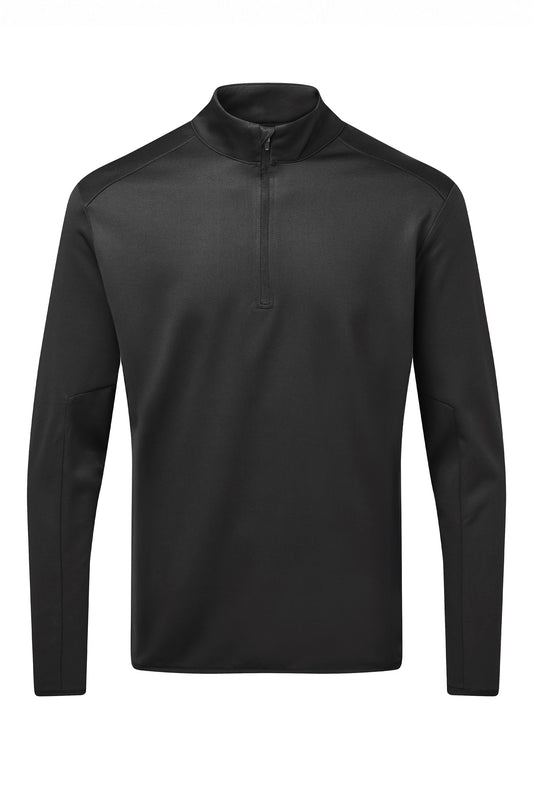 Juco 1/4 Zip Training Top - 7012 Black Front