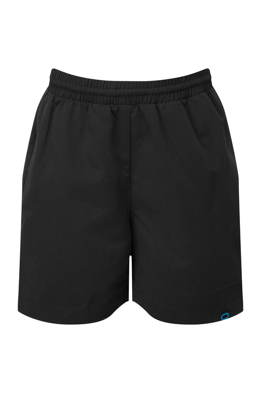 7028 Juco Eco Woven Swimshort - 7028 Black Front