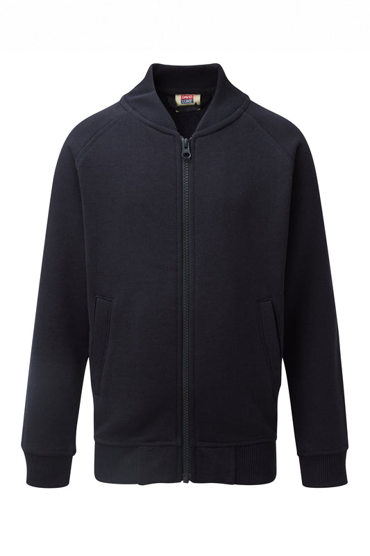858 Full Zip Eco Sweatshirt - 858 Navy Front