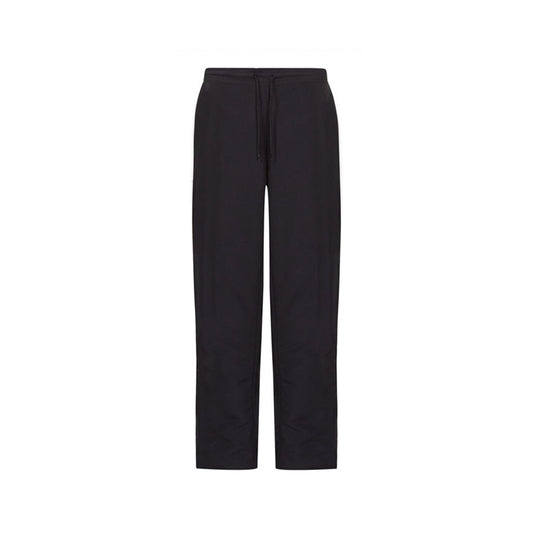 906 DL Technical Flat-Front Microfibre Tracksuit Trousers - Black front