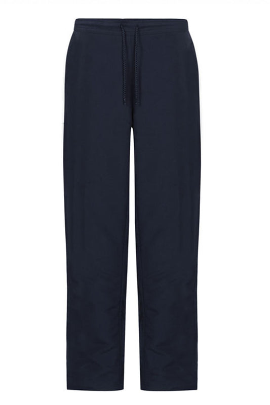 906 DL Technical Flat Front Tracksuit Trs (Microfibre) - 906 Navy Front