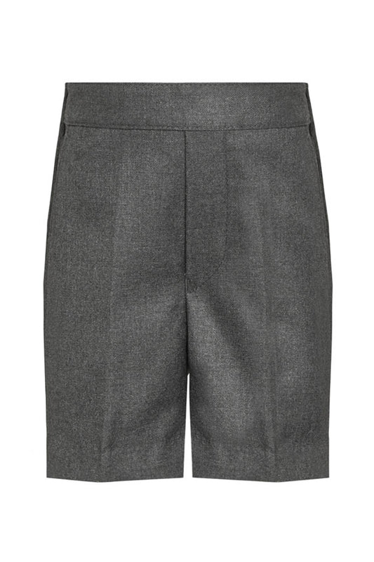 940 Pull-up Shorts, Flat Front - 940 Grey Front