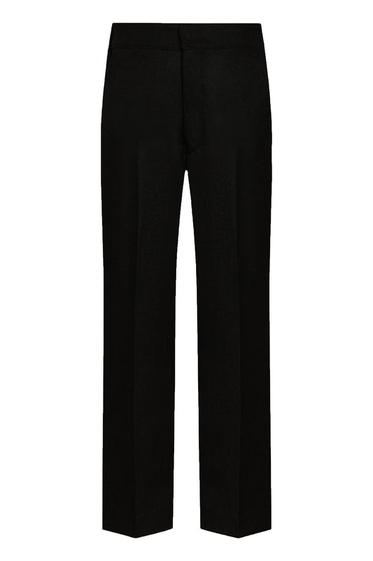 942 Slim Fit Junior Trouser, Flat Front, Elastic Back