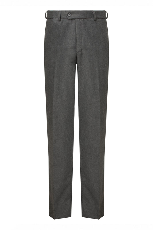 958 Snr Trouser, Flat Front - 958 Grey Front