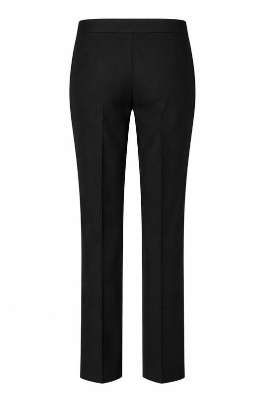 965 Girls Slim Leg Trouser - 965 Black back