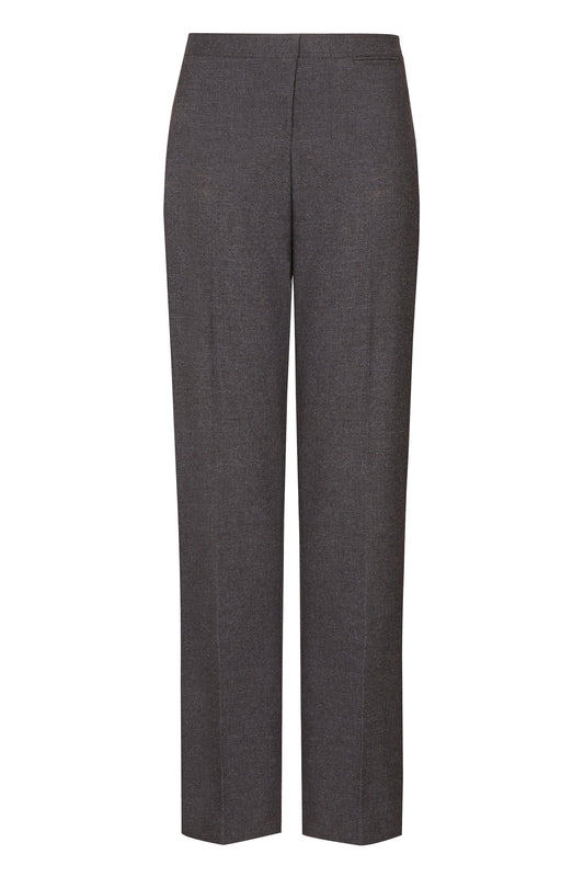968 Senior Girls' Regular Fit School Trousers - 968 Grey Front