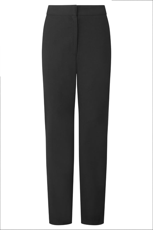 995 Girls Slim Fit Trouser with Pockets - 995 Black Front