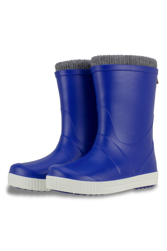 M4001601 Wave Sock Lined Welly - Blue Front