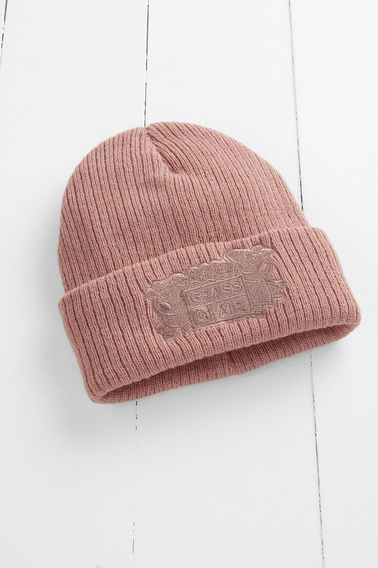 GA456 Peppa Pig Beanie Hat (Tonal) - Candyfloss Coral - primary view