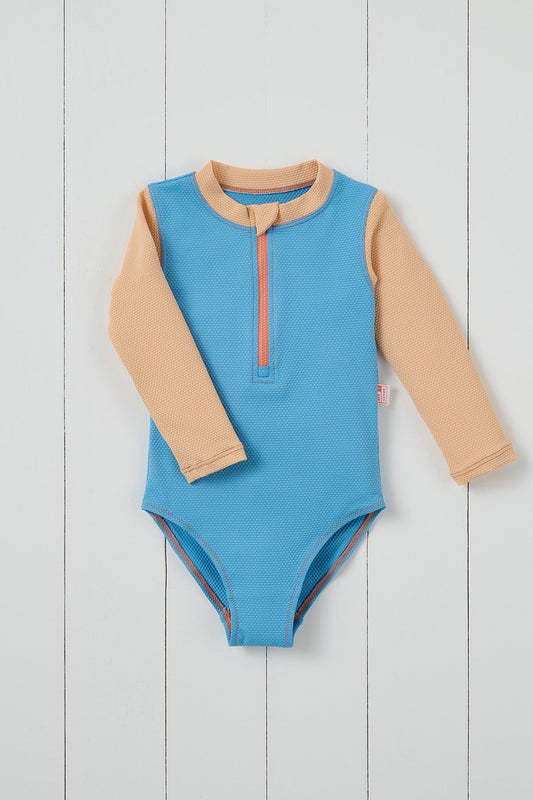 GA503 L/S Swimsuit - Cornflower Blue - primary view