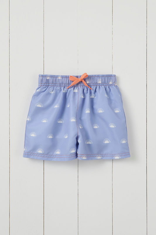 GA514 Woven Printed Swim Short - Lavender - primary view