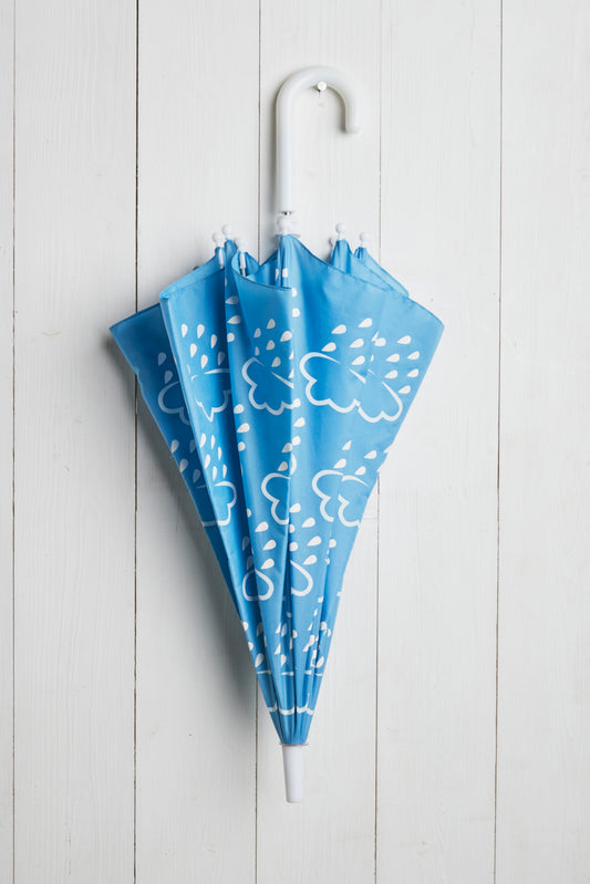 GA402 Little Kids Colour Revealing Umbrella - Baby Blue - primary view