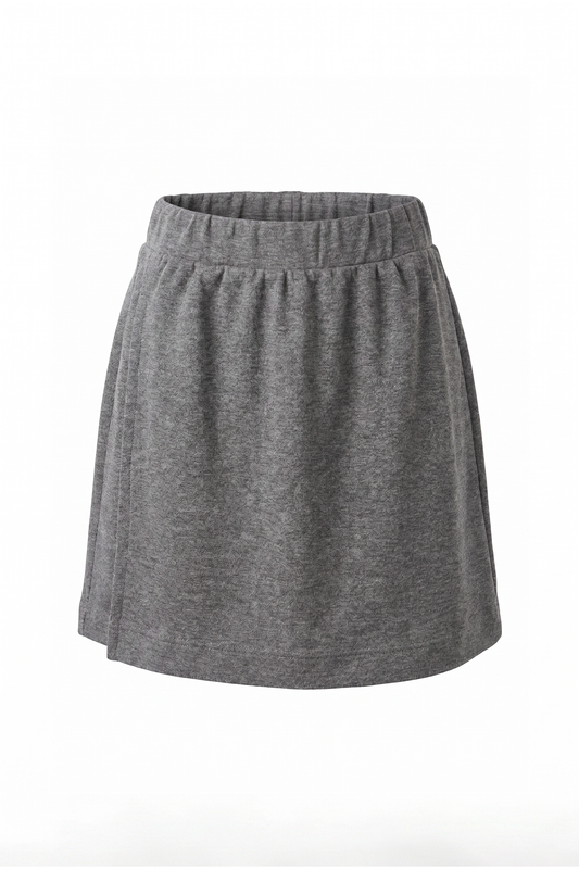 LC006 Skort - LC006 Girls Skort Grey Front