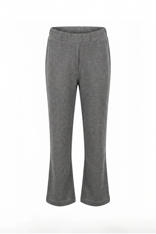 LC007 Flared Leggings - LC007 Girls Leggings Grey Front