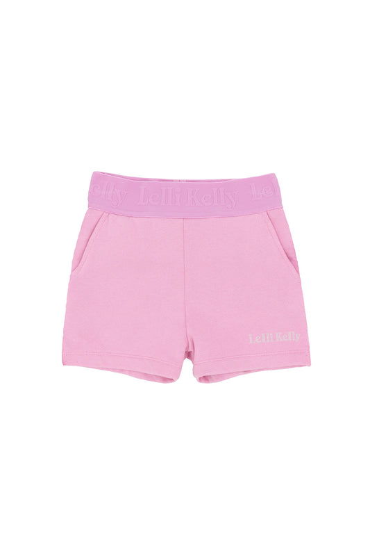 LK0011 Athena Sweat Shorts - LK011 PINK FRONT