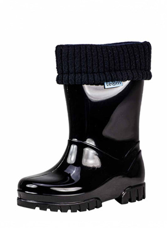 M2001601 Roll Top Welly - M2001601 Black