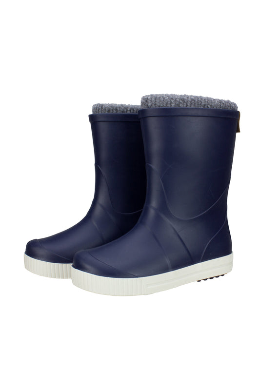M4001601 Wave Sock Lined Welly - Navy Front